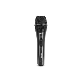 SkyTec MS10K - Microphone vocal avec pied de microphone réglable en hauteur