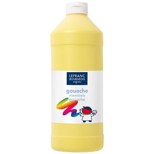 Lefranc Bourgeois - Peinture - gouache - jaune primaire - opaque - 1 L