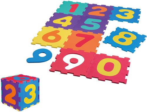 Happy People puzzle au sol avec figurines 32x32cm 20 pièces multicolores