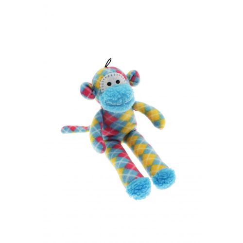 Happy Pet - Jouet singe pour chiens (31 x 13 x 6cm) (Multicolore) - UTBT867