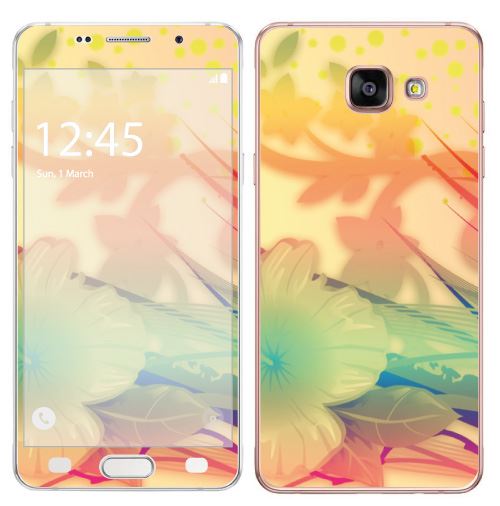 Skin Stickers Pour Samsung Galaxy A3 2016 (sticker : Composition Florale)