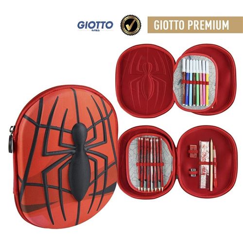 Cerdá 3d Spiderman Trousses, 24 cm, Rouge (rojo)