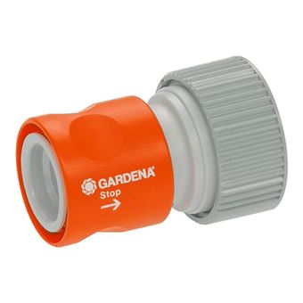 Gardena &quot;Profi&quot; Maxi-Flow - Raccords - avec arrêt d'eau - adapté pour flexible 19 mm (3/4&quot;) - 1