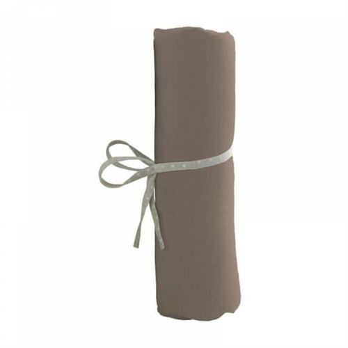 Drap housse taupe 60 x 120 cm - babycalin