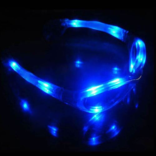Lunettes lumineuse led disco