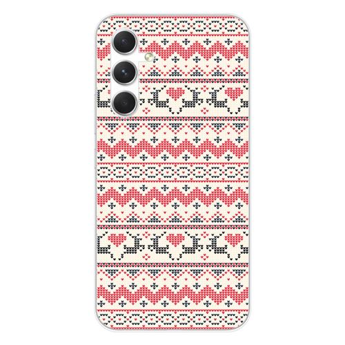 Coque en silicone imprimée compatible Samsung Galaxy A54 5G NO Pull de Noël Rennes