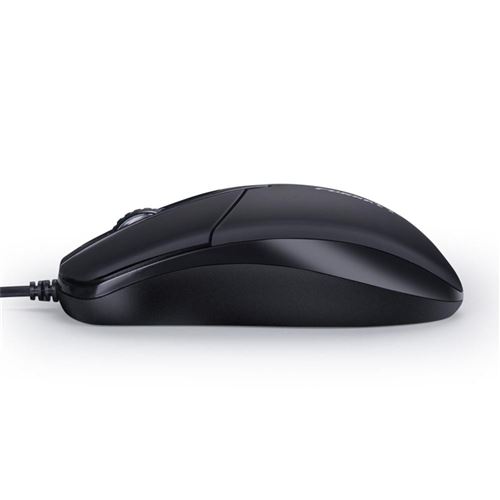 Souris filaire Jeu optique USB à 3 boutons 1200 DPI pour ordinateur portable PC - noir