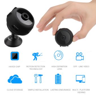 A11 HD 1080p Mini petit PC WIFI Caméra IP sans fil Accueil Night Vision sécurité AFSXT161 - 1