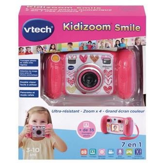 Sinewi ontsnapping uit de gevangenis dun Vtech Kidizoom Smile Fototoestel Roos - [ Artikel bestemd voor de Franse  markt (niet verkrijgbaar in het Nederlands)] - Fototoestellen - Fnac.be
