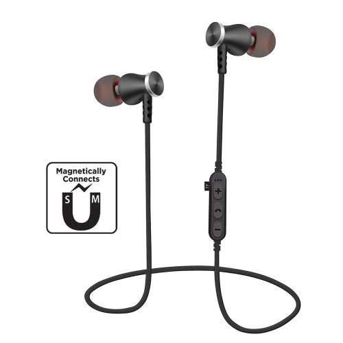2019 Stéréo Bt4.2 Sans Fil Écouteurs Écouteurs Sport Casque Support de Carte Sd aloha1375