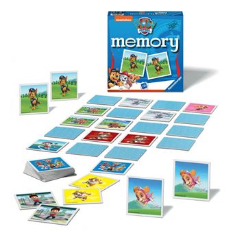 Jeu de mémoire Ravensburger Grand memory Pat'Patrouille
