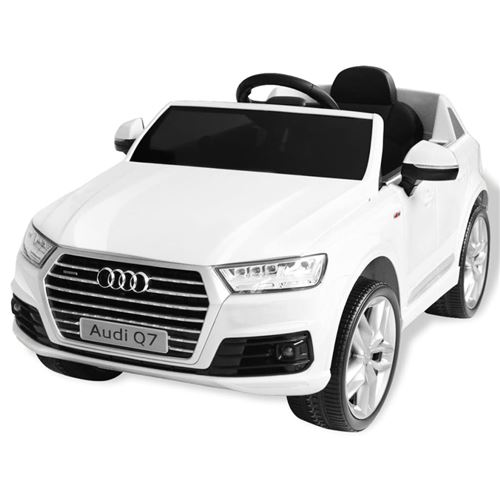 vidaXL Voiture électrique pour enfants Audi Q7 Blanc 6 V