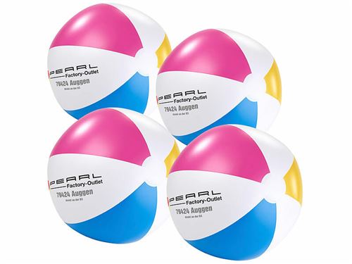 Pearl : 4 ballons gonflables pour piscine et plage