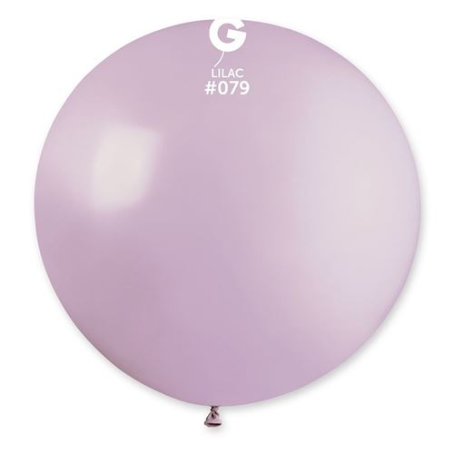 ballon géant rond bio 80cm lilas - 329940