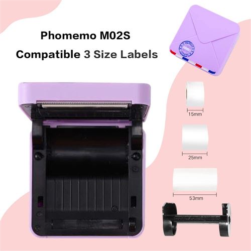 Phomemo M02 Imprimante Thermique Mini imprimante de Poche sans Fil  Imprimante