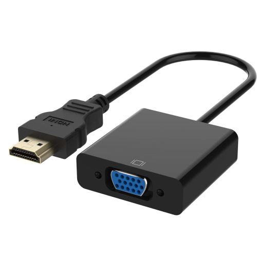Connectique informatique Ineck Adaptateur hdmi vga, 1080p cable converter compatible avec ultrabook, chromebook, rasberry pi, ordinateur portable, laptop, tv box