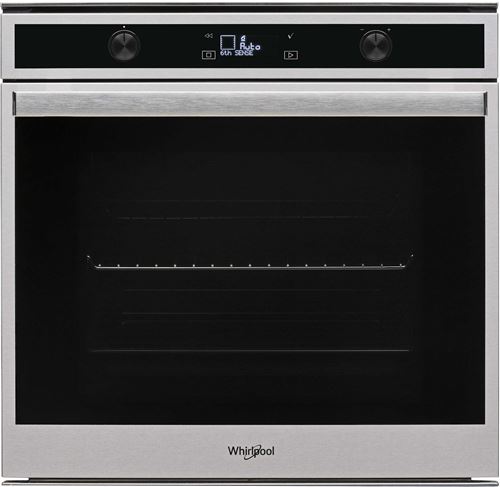 Whirlpool W Collection W6 Om5 4S1 P - Four - Encastrable - Niche - Largeur : 56 Cm - Profondeur : 55 Cm - Hauteur : 58.3 Cm - avec Système Auto-Nettoyant - Classe A+ - Inox
