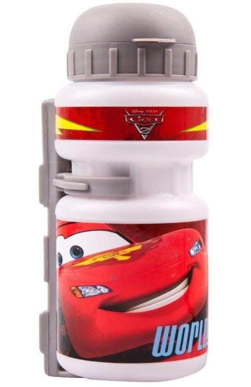 Disney bouteille avec porte-bidon Cars blanc / rouge 500 ml