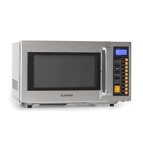 Klarstein Pro Bestzeit 25 Four micro-ondes 25 litres 1000W - 3 niveaux de puissance - Inox