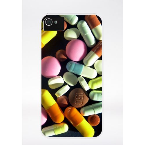 Coque Pills Compatible Iphone 4 Transparent