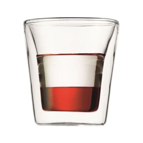 Bodum canteen set 6 verres double paroi 0. 1 l transparent