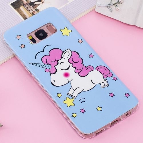 Galaxy S8 Coque Protection TPU Cheval Fluorescent ALS52594