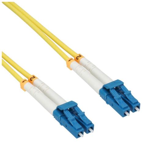 Câble duplex optique en fibre InLine® LC / LC 9 / 125µm OS2 1m