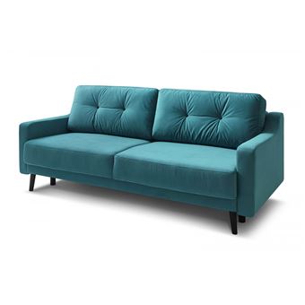 BOBOCHIC Canapé convertible TORP Bleu Canard - Achat ...