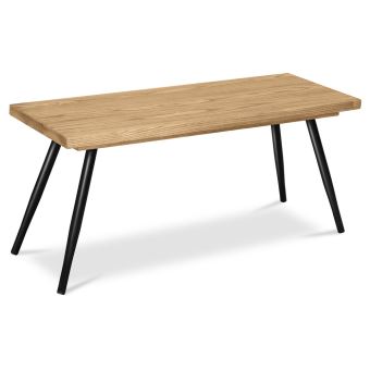 Banc De Style Industriel Koda Bois Et Metal Achat Prix Fnac