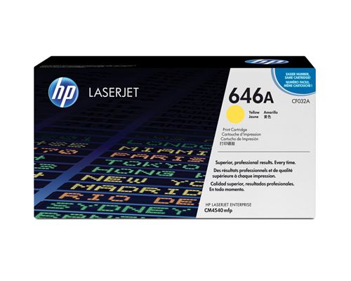 HP Cartridge No 646A HP646A HP 646A Yellow Gelb (CF032A)