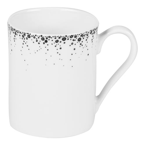 Mug boréalis gris 27 cl (lot de 6) - Table Passion - Blanc - Porcelaine
