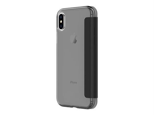 Incipio NGP Folio - Protection à rabat pour téléphone portable - noir, fumé - pour Apple iPhone X