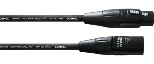 Cordial CIM1.5FM - Câble microphone XLR mâle - XLR femelle 1,5 m