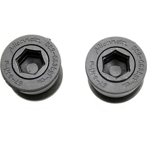 Miranda manivelles Bosch 1/2 M10 x 12 mm noir 2 pièces