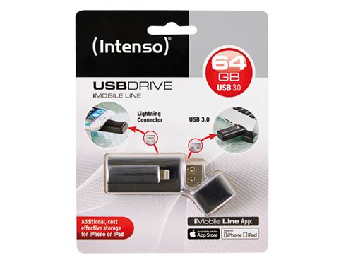 INTENSO USB Stick 3.0 - 64 GB mit Lightning Anschluss 