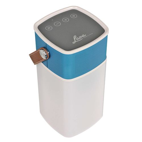 Lava BrightSounds 2 Lanterne LED Portable avec Enceinte Bluetooth/Power Bank Teal