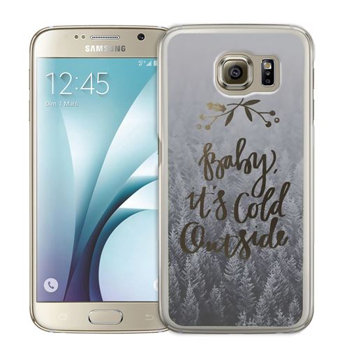 Coque pour Samsung Galaxy S7 Edge baby cold outside