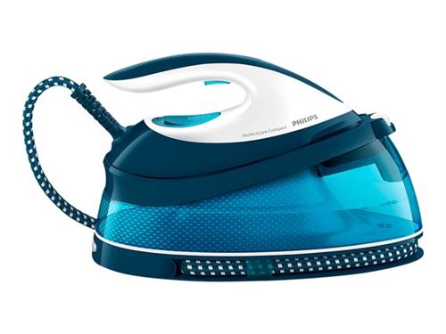 Philips PerfectCare Compact GC7805 - Centrale vapeur avec fermeture automatique - semelle : SteamGlide - 2400 Watt