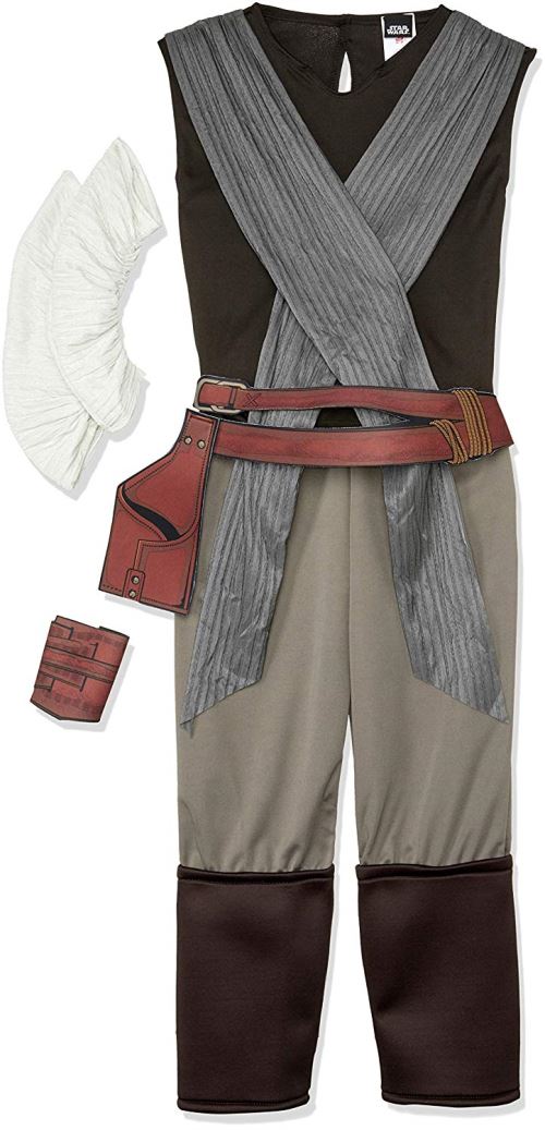 Rubie's Officielle de Star Wars The Last Jedi Rey Costume pour Femme,Gris, Medium