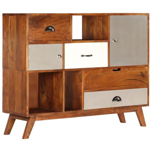 chunhe Buffet 115x35x86 cm Bois solide d'acacia AB247938