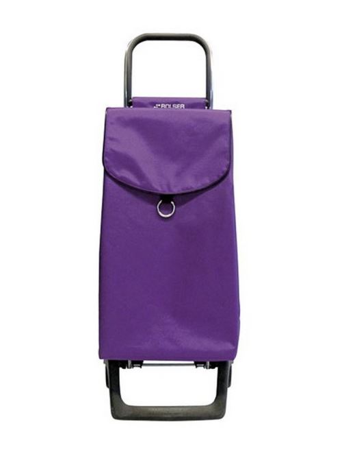poussette de marché 2 roues 39l lilas - pep001more
