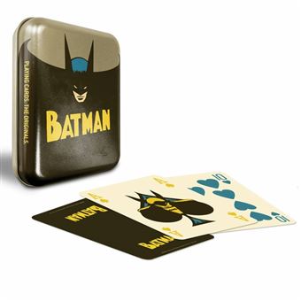 Pack de 54 cartes Shuffle Metal Vintage Batman