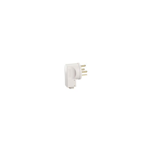 Fiche 3p+t 20a avec serre-câbles - blanc - 055155 - legrand