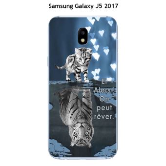 coque samsung j5 2017 tigre blanc