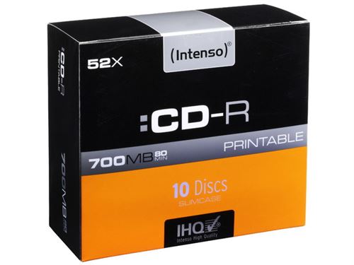 Intenso - CD-R x 10 - 700 Mo - support de stockage