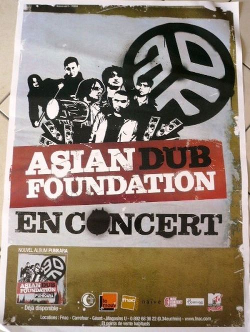 Asian Dub Foundation - 70x100 cm - AFFICHE / POSTER