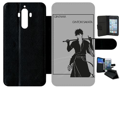 Etui à rabat huawei mate 9 gintama gintoki sakata