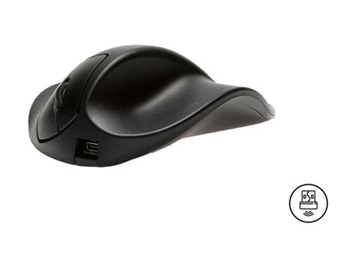 Bakker Elkhuizen HandShoeMouse Large - souris - noir 