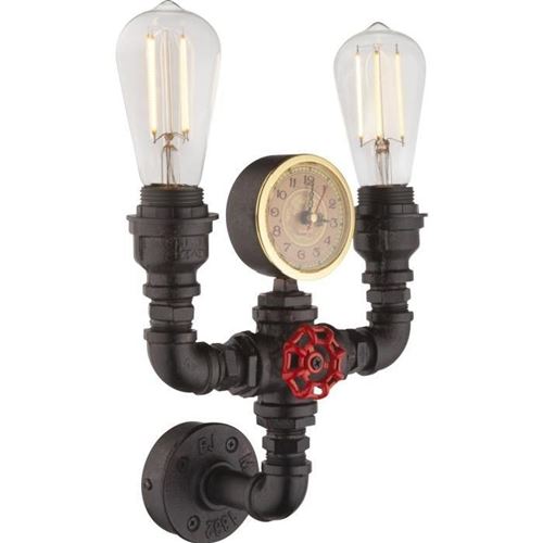 Applique en métal 26,7x24x15,8 cm noir globo lighting 43000w2