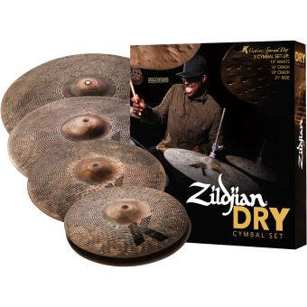Zildjian K Custom Dry set de 4 cymbales 14, 16, 18 et 21 pouces - 1